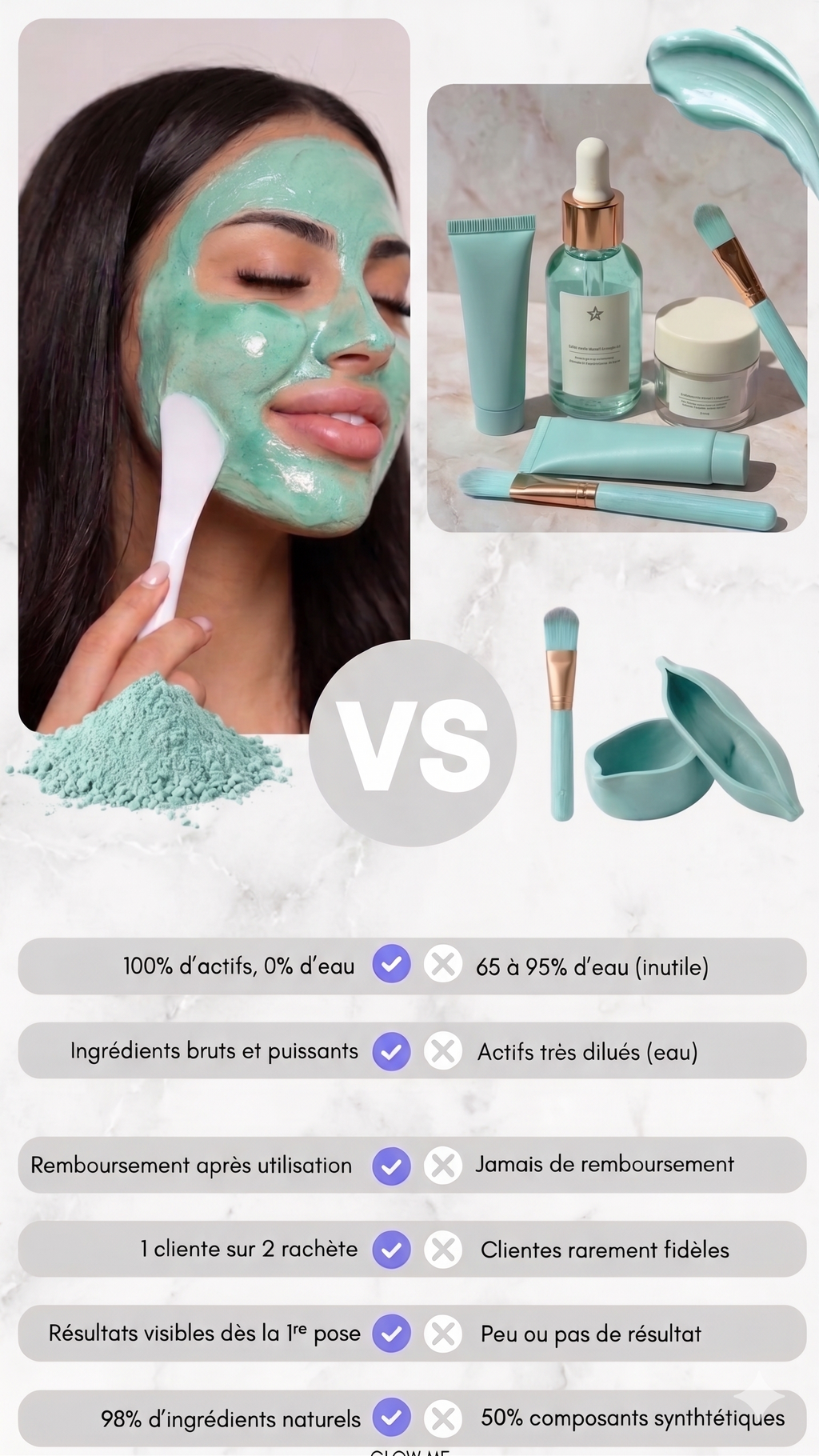 Glow Me ! Pureté & Fraicheur instantanées